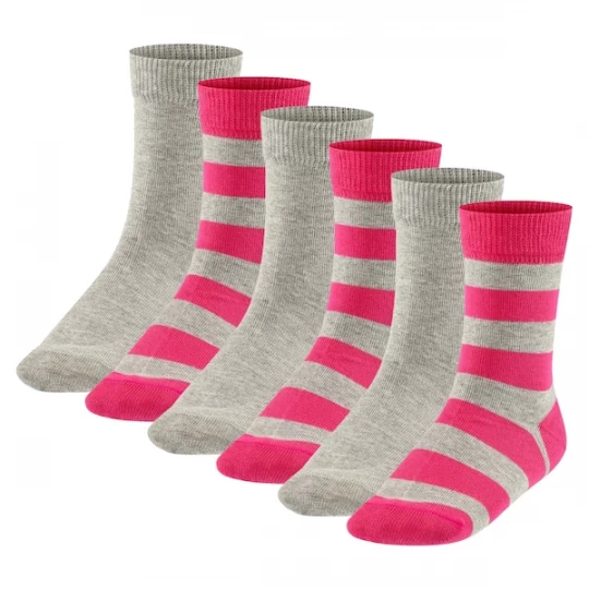 Foto van product FALKE Sokken stone grey / donkerroze