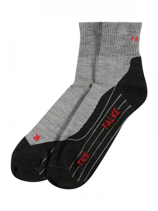 Foto van product FALKE Sportsokken grijs gemêleerd / watermeloen rood / zwart gemêleerd