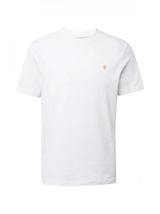Foto van product FARAH Shirt 'DANNY' goudgeel / wit