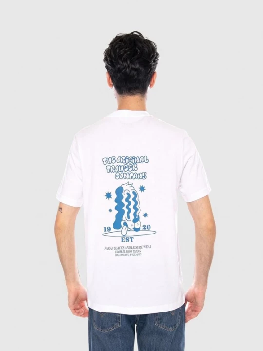 Foto van product FARAH Shirt 'TRISTAN' wit