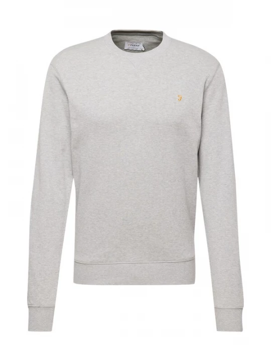 Foto van product FARAH Sweatshirt 'TIM' goudgeel / lichtgrijs