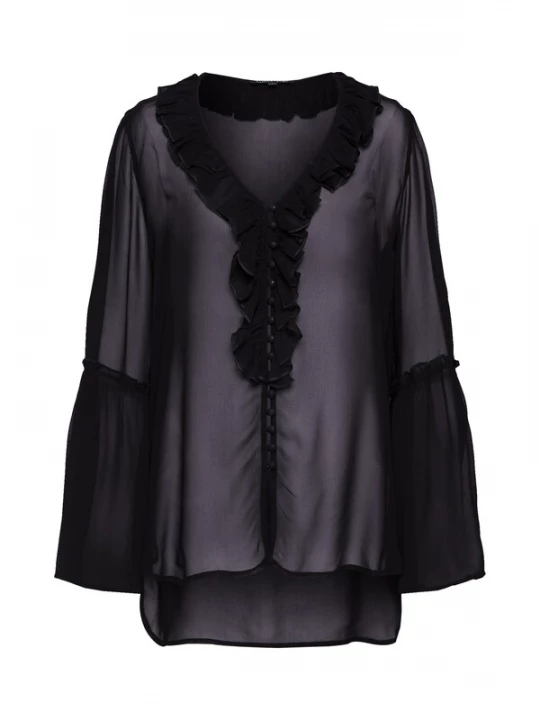Foto van product Farina Opoku Blouse 'Samia' zwart