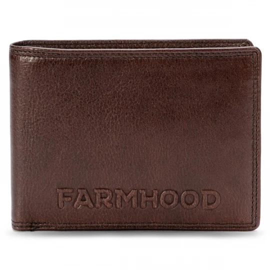 Foto van product Farmhood Portemonnee donkerbruin