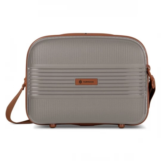 Foto van product Farmhood Toilettas 'Eco Edition' bruin / grijs
