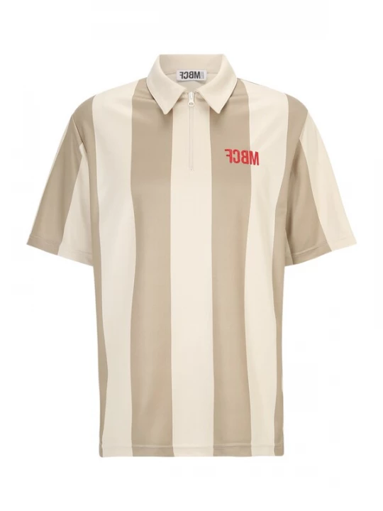 Foto van product FCBM Shirt 'Amir' beige / lichtbeige / rood