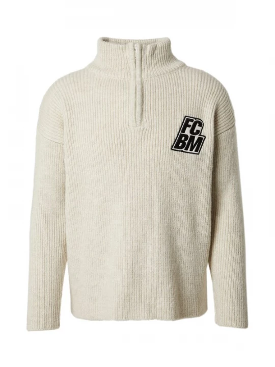 Foto van product FCBM Trui 'Carl' zwart / offwhite