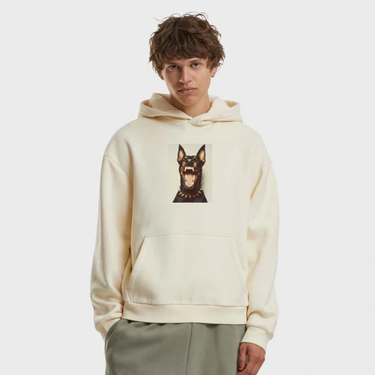 Foto van product Fearless Dawg Fluffy Hoody Mister Tee beżowy