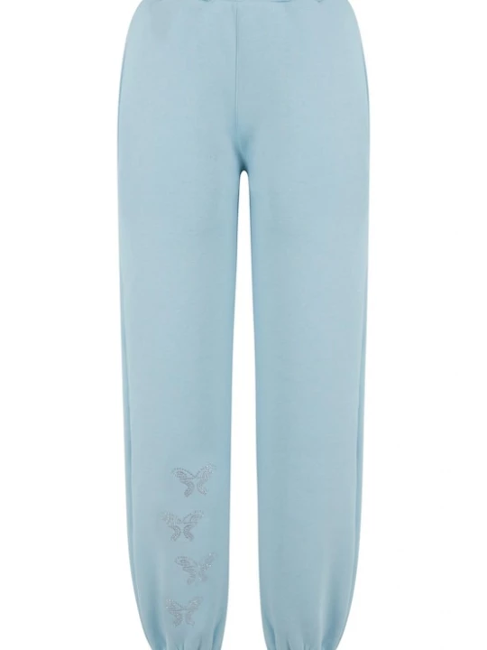 Foto van product Felicious Broek lichtblauw / zilver