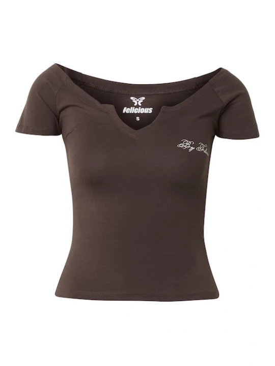 Foto van product Felicious Shirt donkerbruin