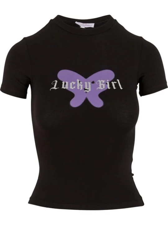 Foto van product Felicious Shirt lavendel / zwart