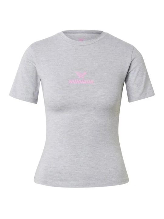 Foto van product Felicious Shirt lichtgrijs / rosa