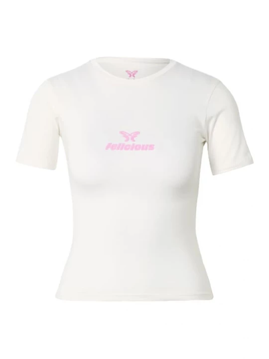 Foto van product Felicious Shirt lichtroze / offwhite