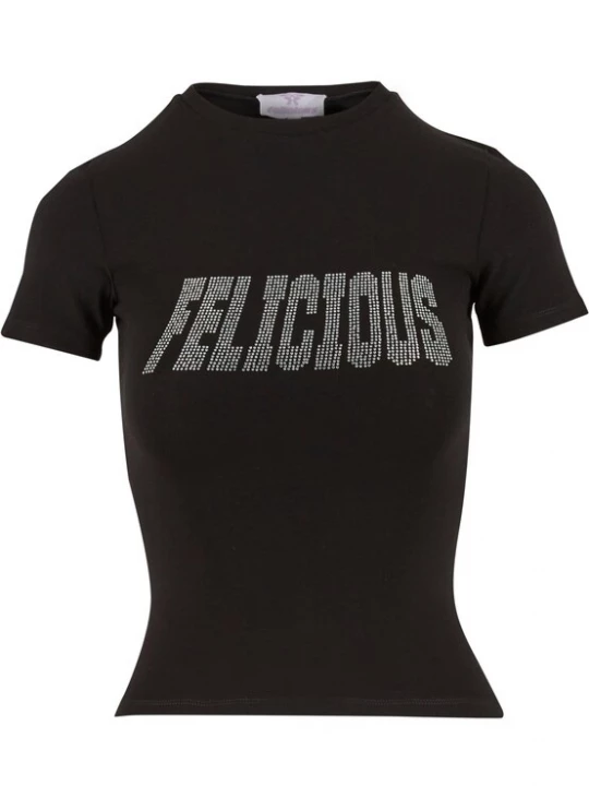 Foto van product Felicious Shirt zwart / zilver