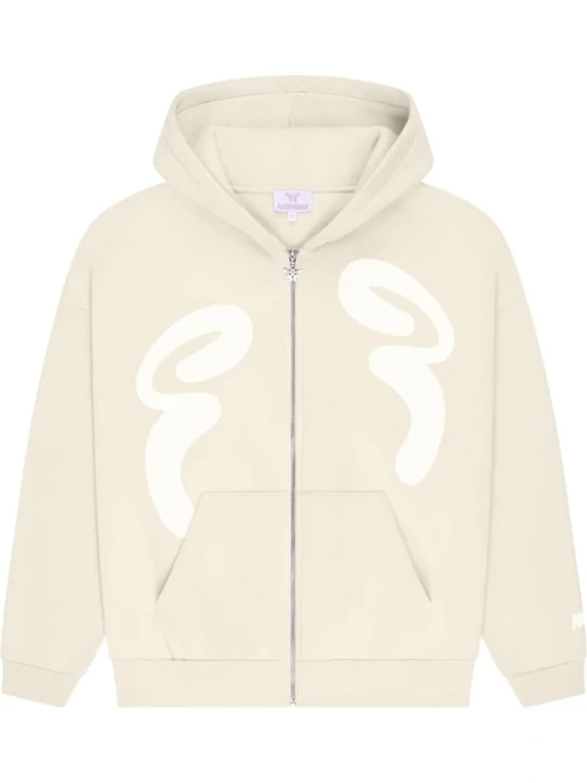 Foto van product Felicious Sweatvest crème / wit