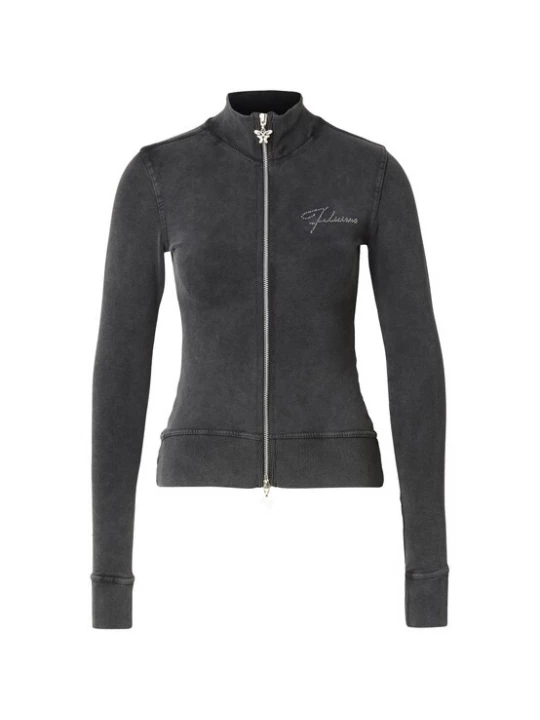 Foto van product Felicious Sweatvest zwart / zilver