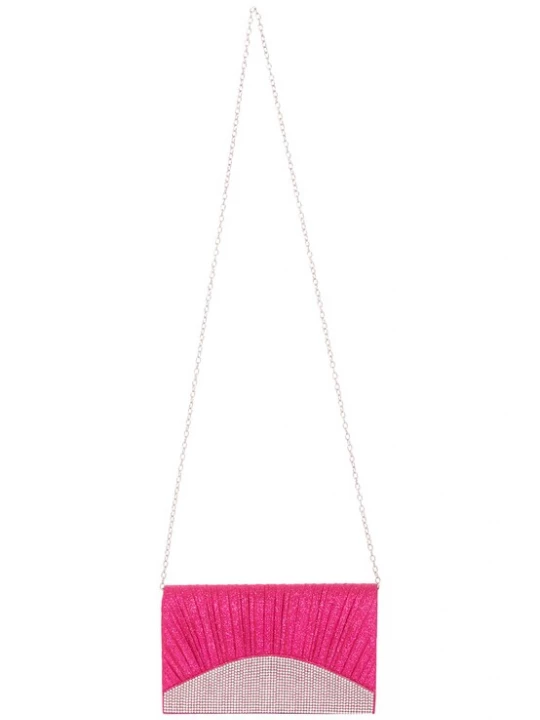 Foto van product FELIPA Clutch fuchsia / zilver