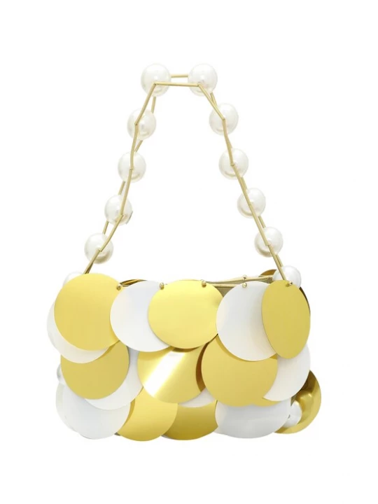 Foto van product Koosh Handtas goud / wit