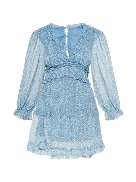 Foto van product FELIPA Jurk 'Fashion Look' lichtblauw / grijs