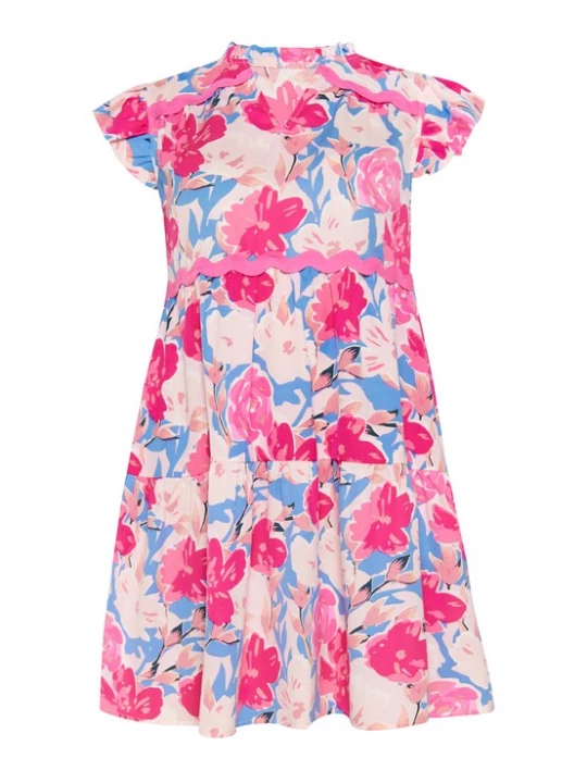 Foto van product FELIPA Jurk 'Fashion Look' lichtblauw / pink / rosa / pastelroze