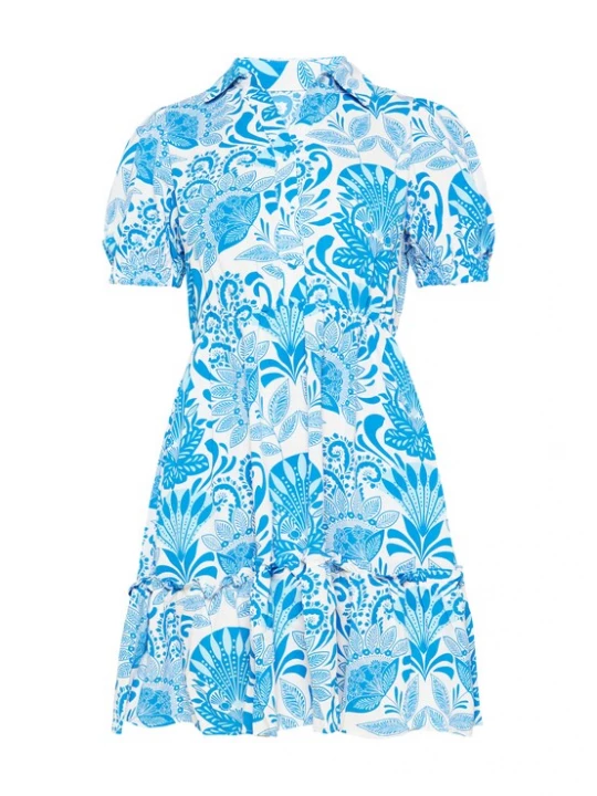 Foto van product FELIPA Jurk 'Spring Summer' blauw / wit