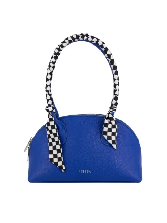 Foto van product FELIPA Schoudertas blauw / zwart / wit