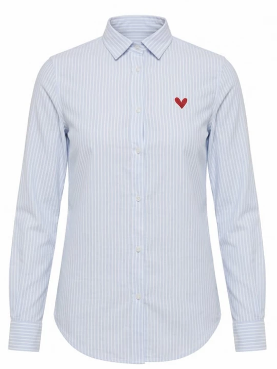 Foto van product Felix Hardy Blouse lichtblauw / wit