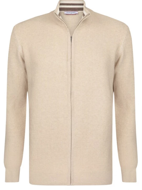 Foto van product Felix Hardy Gebreid vest beige