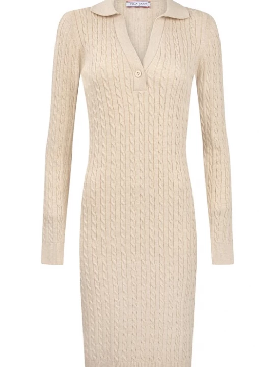 Foto van product Felix Hardy Gebreide jurk beige
