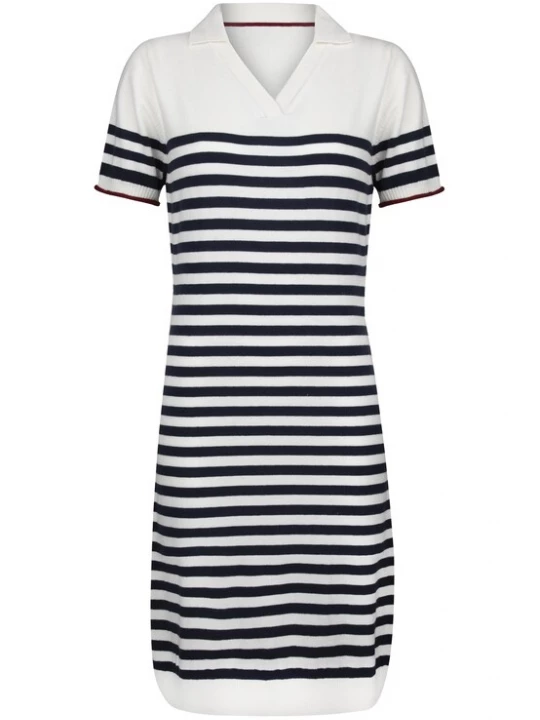 Foto van product Felix Hardy Gebreide jurk marine / wit