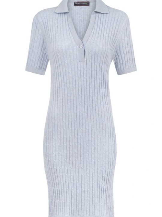 Foto van product Felix Hardy Gebreide jurk pastelblauw