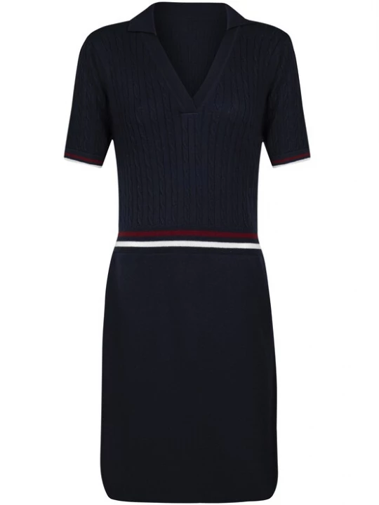 Foto van product Felix Hardy Jurk navy / bordeaux / wit