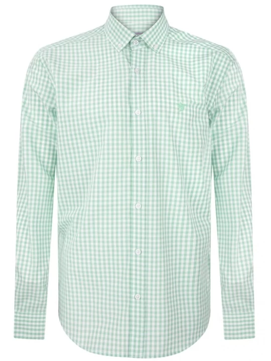 Foto van product Felix Hardy Overhemd groen / wit