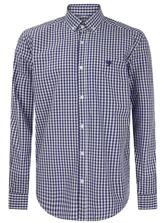 Foto van product Felix Hardy Overhemd navy / wit