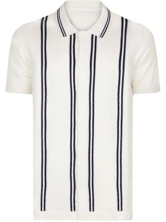 Foto van product Felix Hardy Overhemd navy / wit