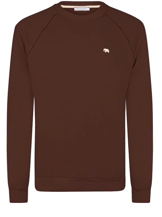Foto van product Felix Hardy Sweatshirt bruin / wit