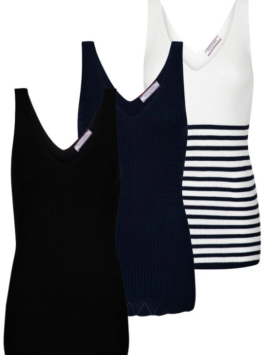 Foto van product Felix Hardy Top navy / zwart / wit