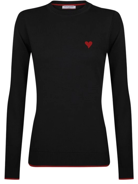 Foto van product Felix Hardy Trui knalrood / zwart