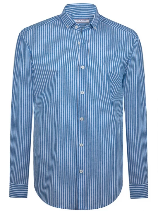 Foto van product Felix Hardy Zakelijk overhemd blauw