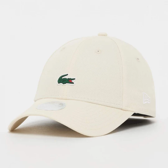 Foto van product FEMALE 9FORTY Lacoste x New Era Plain Cotton Cap beżowy