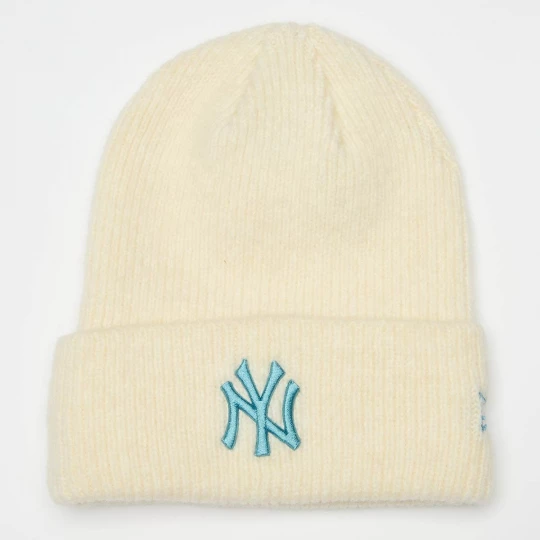 Foto van product Female Wide Cuff Beanie New York Yankees New Era beżowy