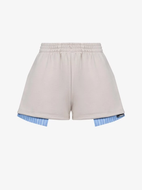 Foto van product FEMSSY Broek 'POCKET SHORTS BEIGE' beige