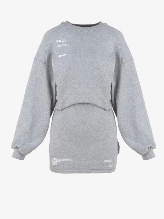 Foto van product FEMSSY Jurk 'PULSE' grijs