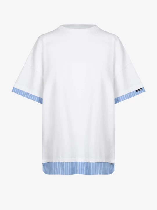 Foto van product FEMSSY Shirt 'DUA T-SHIRT WHITE' wit