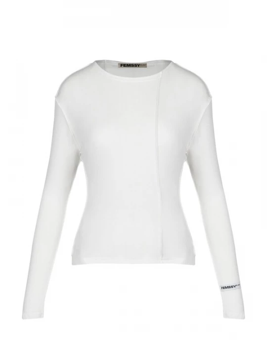 Foto van product FEMSSY Shirt 'ELIA BLOUSE WHITE' wit