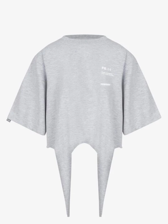 Foto van product FEMSSY Shirt 'Nela' grijs