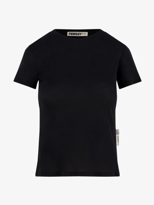 Foto van product FEMSSY Shirt 'PURE' zwart