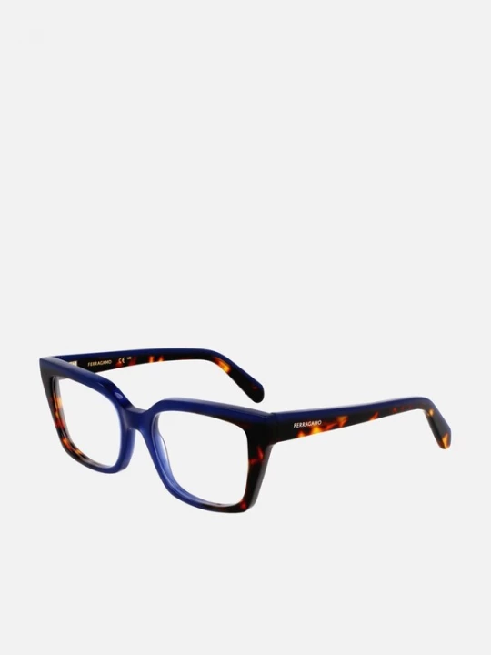 Foto van product FERRAGAMO Zonnebril 'Ferragamo SF3010 Opaline burgundy / red tortoise / 19 / 140 WOMAN Eyewear Frame' blauw