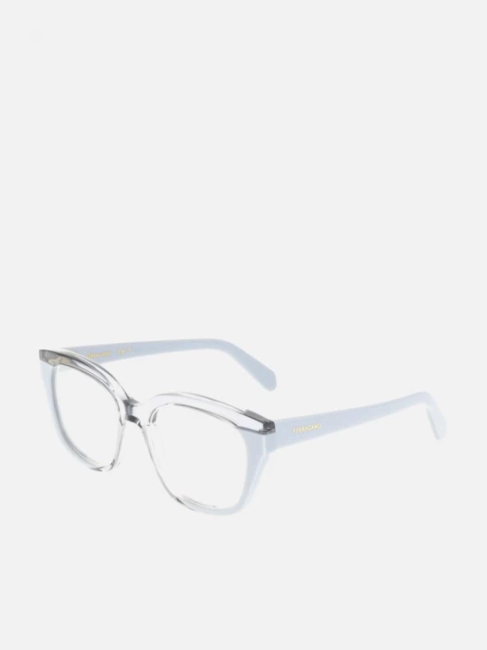Foto van product FERRAGAMO Zonnebril 'Ferragamo SF3023 Transparent red / dark red / 18 / 140 WOMAN Eyewear Frame' blauw