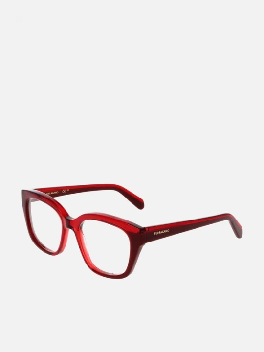 Foto van product FERRAGAMO Zonnebril 'Ferragamo SF3023 Transparent red / dark red / 18 / 140 WOMAN Eyewear Frame' rood