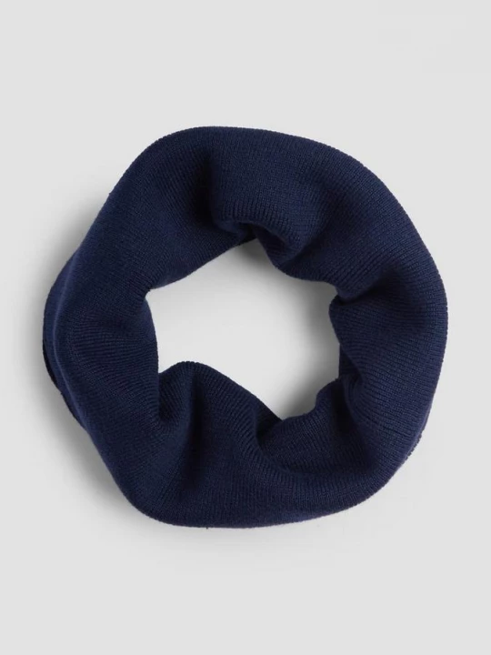 Foto van product Fijn gebreide snood met tricot voering s.Oliver blauw